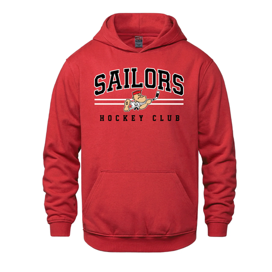 Cotton Fleece Hoodie - Text Logo - Youth
