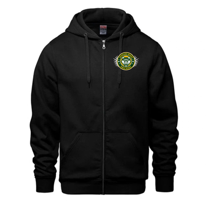 Cotton Fleece Full Zip Hoodie - Youth