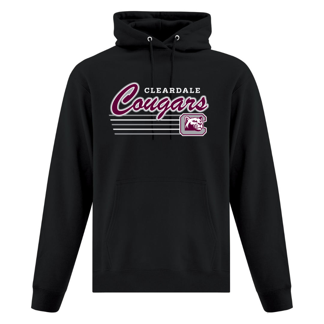Cotton Fleece Hoodie - Text Logo - Youth