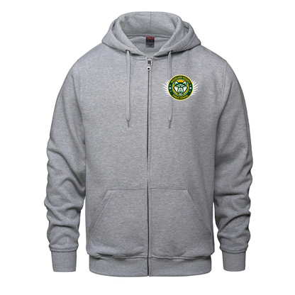 Cotton Fleece Full Zip Hoodie - Youth