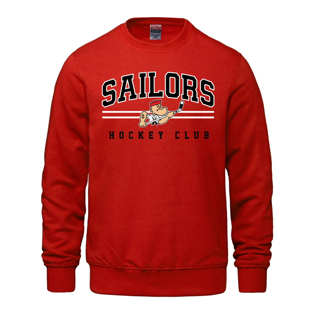 Cotton Fleece Crewneck - Text Logo