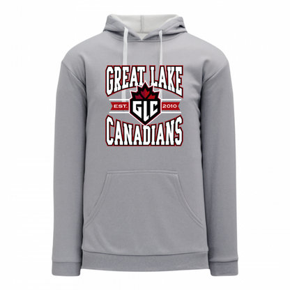 Performance Hoodie - Full Front Logo - Youth