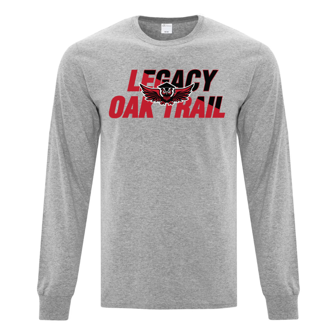 Cotton Longsleeve - Legacy Oak Logo - Youth