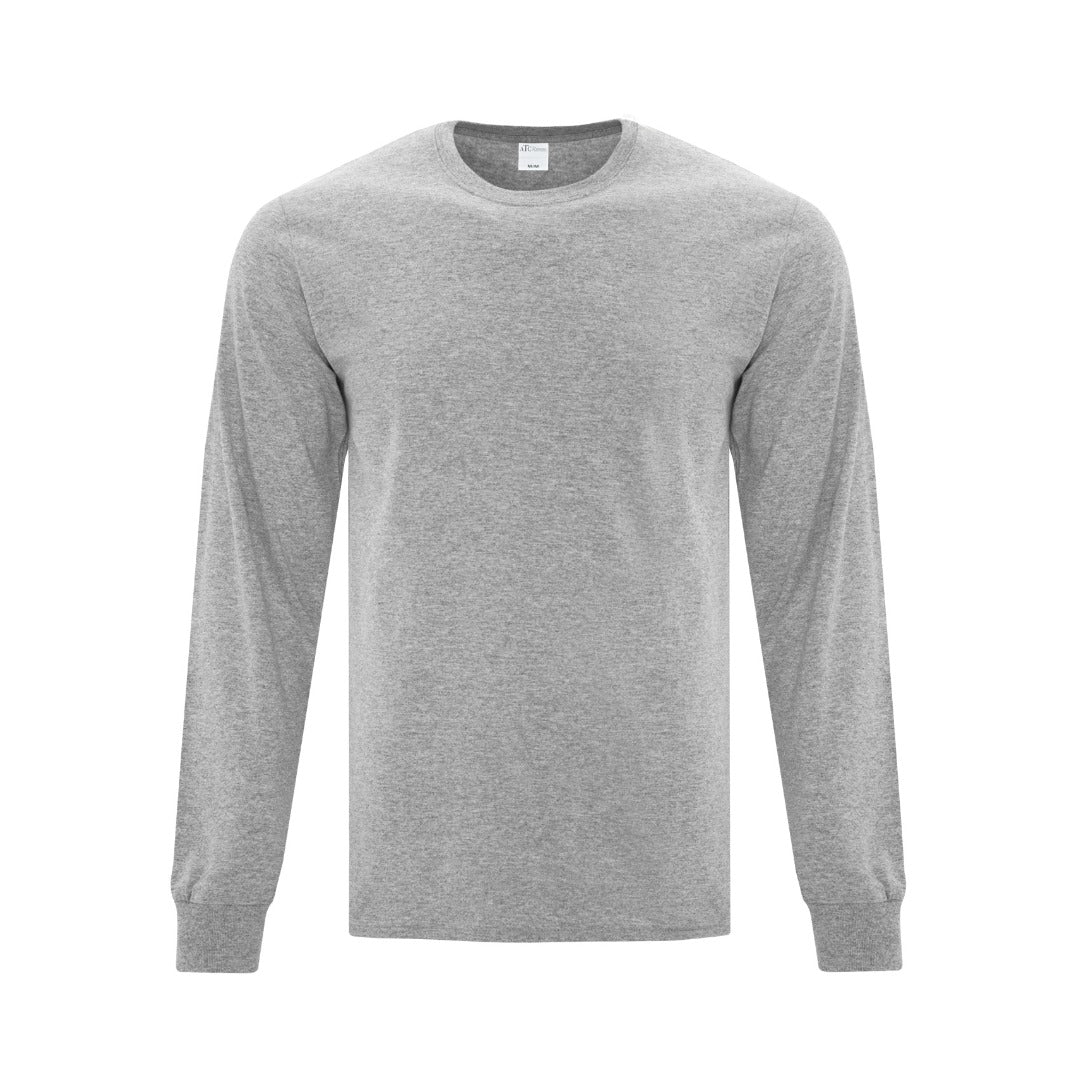 Cotton Longsleeve — Athletic Heather Grey