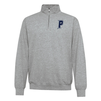Fleece 1/4 Zip Pullover - Letter Logo