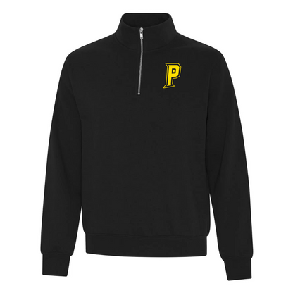 Fleece 1/4 Zip Pullover - Letter Logo
