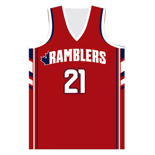 Red U10 Ramblers Jersey - Youth