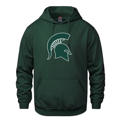 Cotton Flece Hoodie - Spartan Head