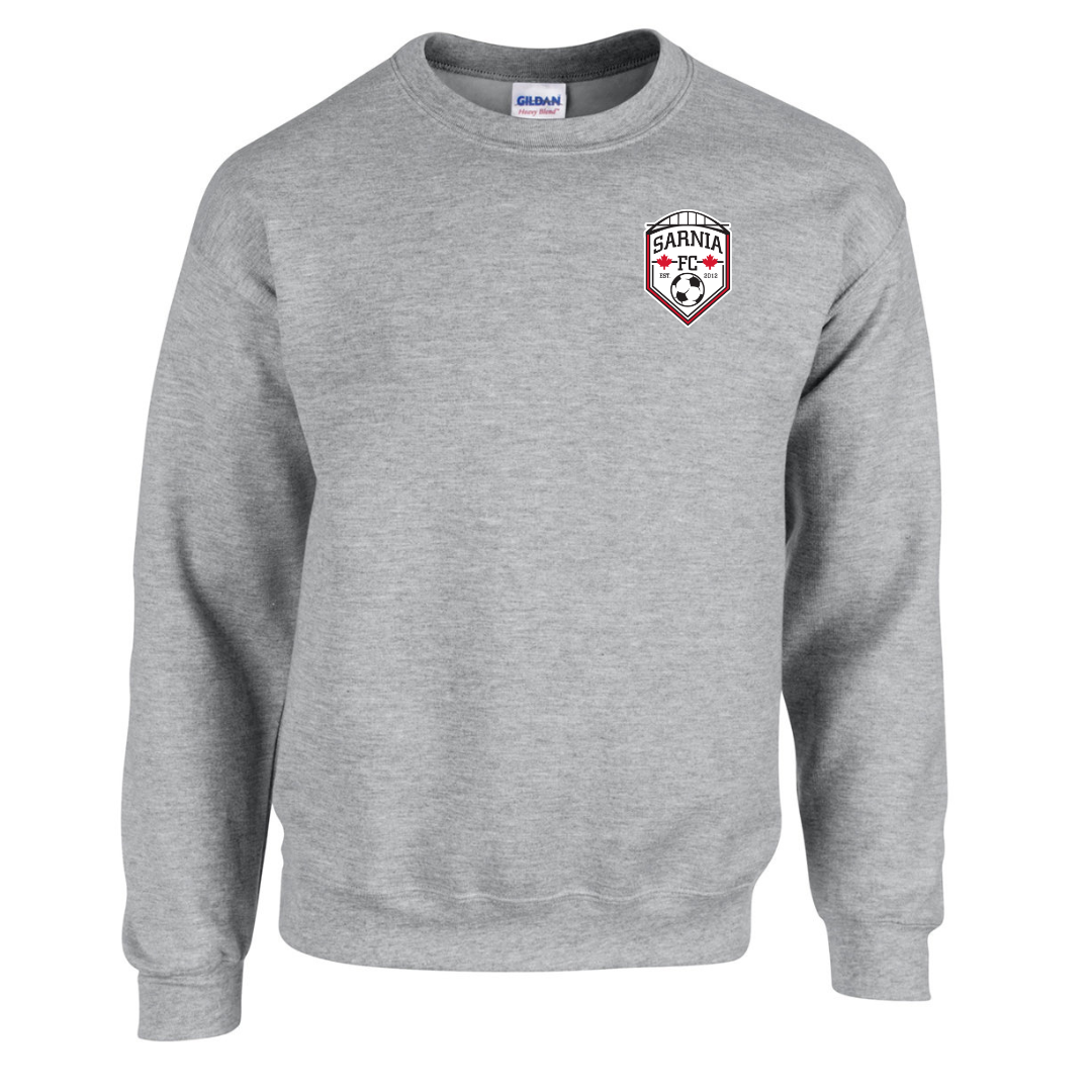 Cotton Crewneck -  Left Chest