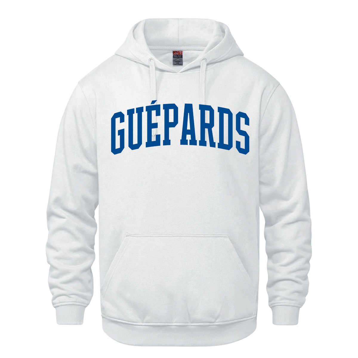 Cotton Fleece Hoodie - Sewn Text