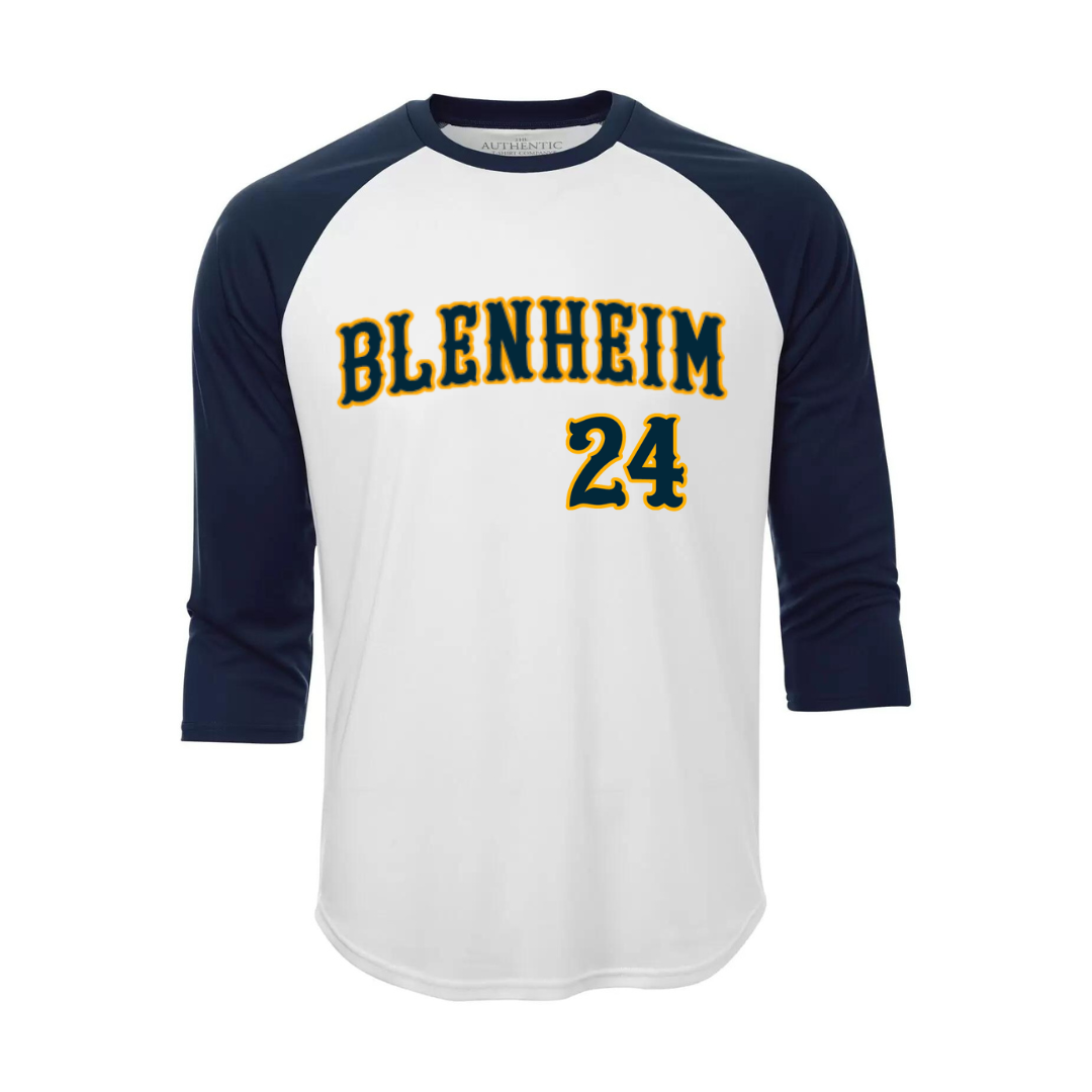 3/4 Sleeve Shirt - With Number - Youth