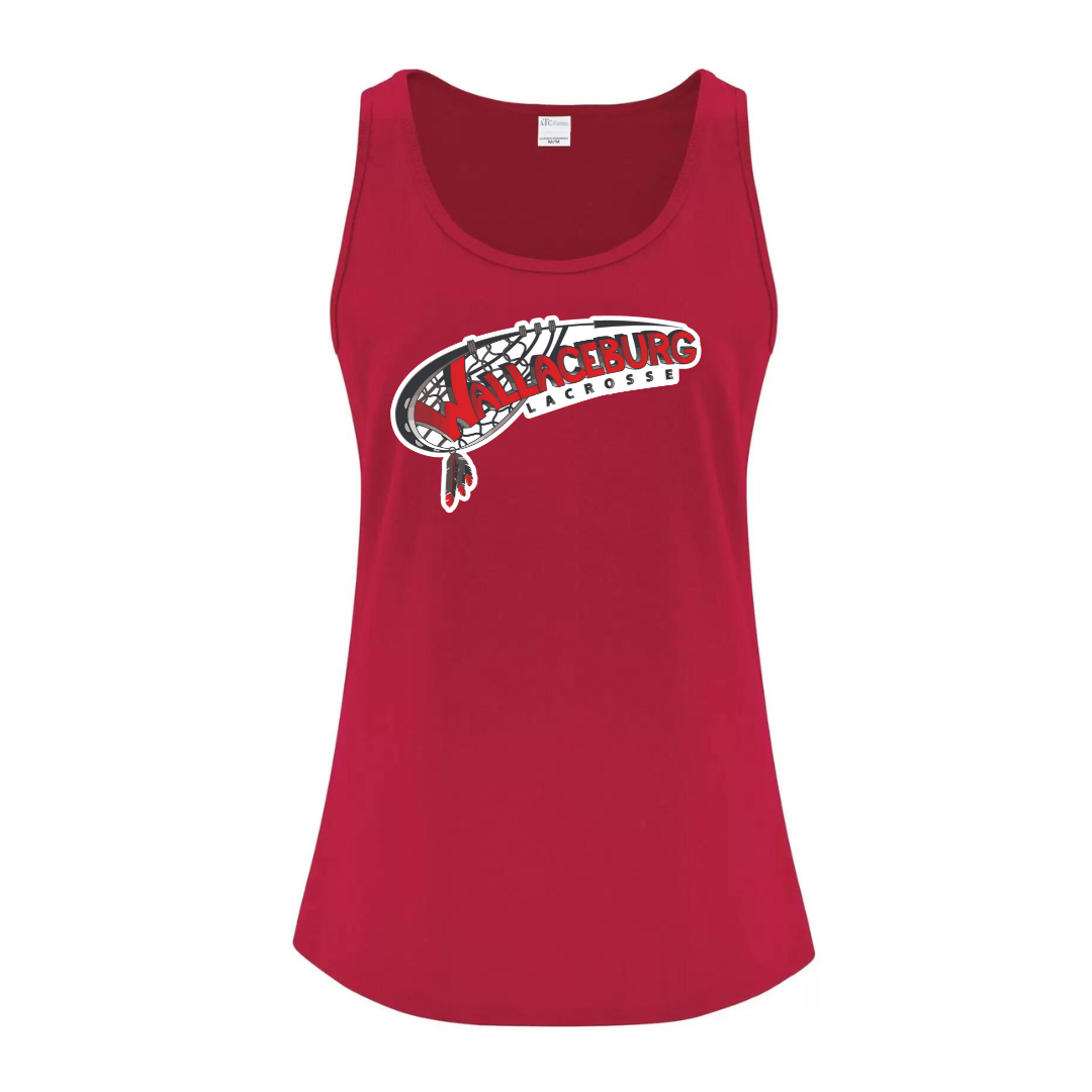 Cotton Blend Tank - Text Logo - Ladies