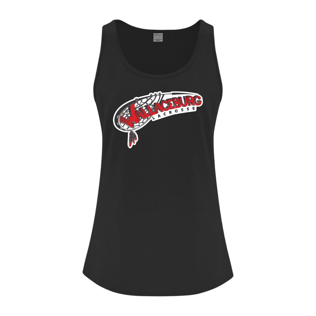 Cotton Blend Tank - Text Logo - Ladies