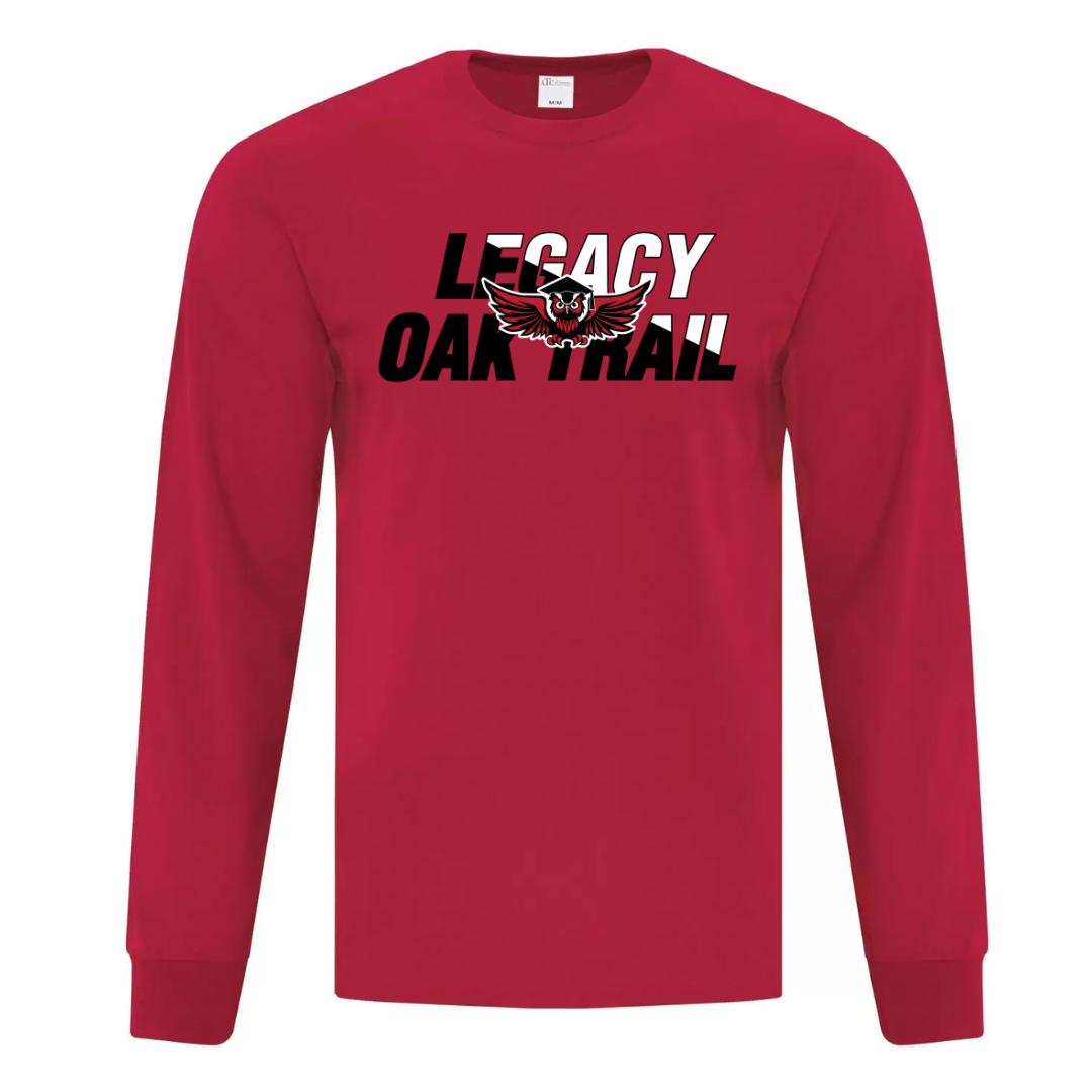 Cotton Longsleeve - Legacy Oak Logo - Youth