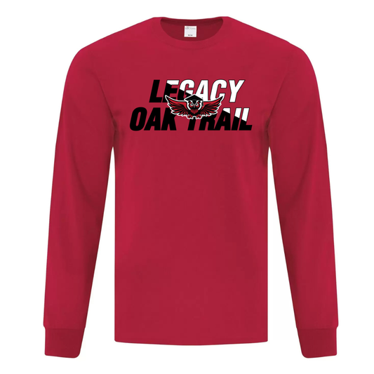 Cotton Longsleeve - Legacy Oak Logo - Youth
