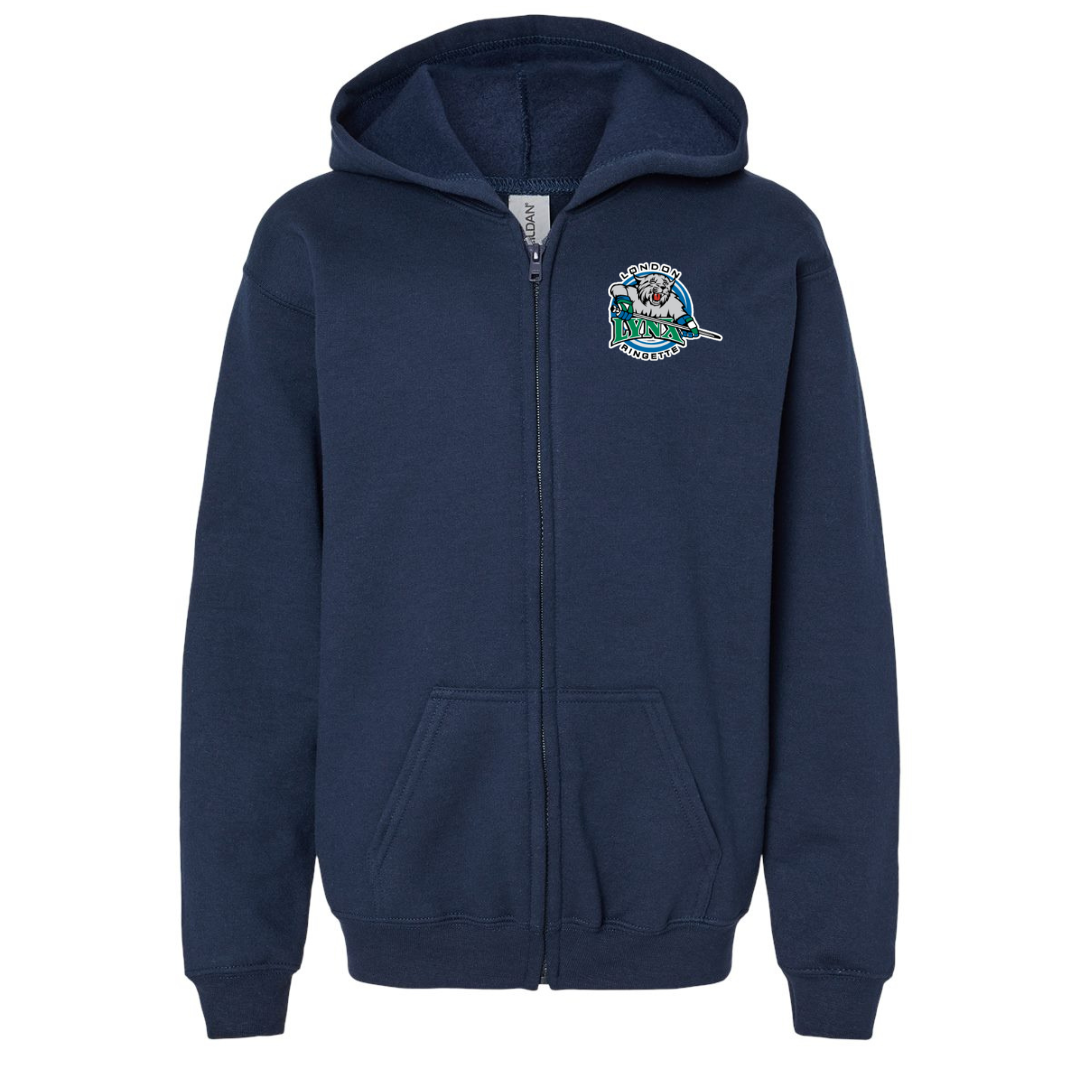 Cotton Fleece Full Zip Hoodie - Youth