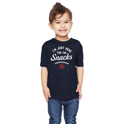 Toddler Tee - I'm Just Here for the Snacks