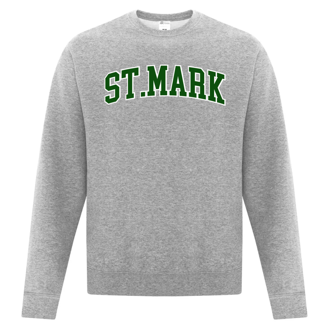 Cotton Crewneck - Text Only - Youth