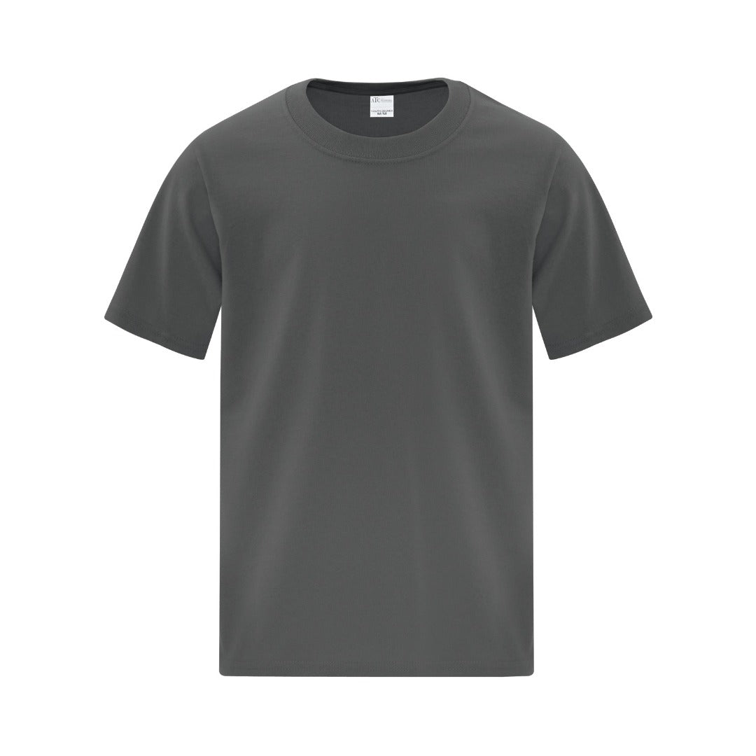 Cotton T-Shirt - Youth — Charcoal