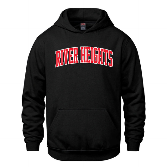 Cotton Fleece Hoodie - Sewn Text - Youth