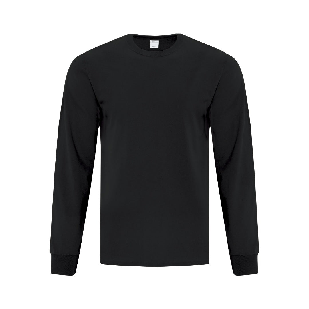 Cotton Longsleeve — Black