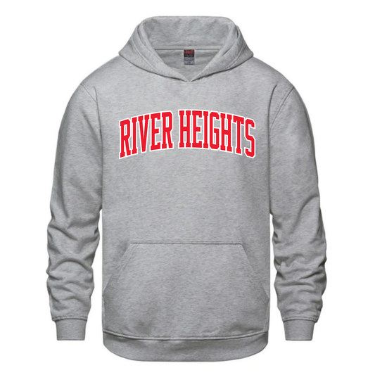Cotton Fleece Hoodie - Sewn Text - Youth