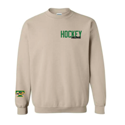 Cotton Crewneck - Hockey Moms