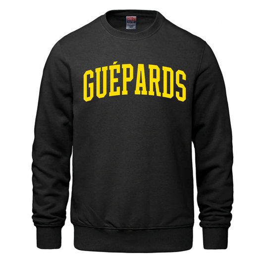 Cotton Fleece Crewneck - Sewn Text