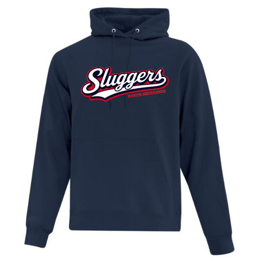 Sluggers Cotton Hoodie - Script Logo - Youth