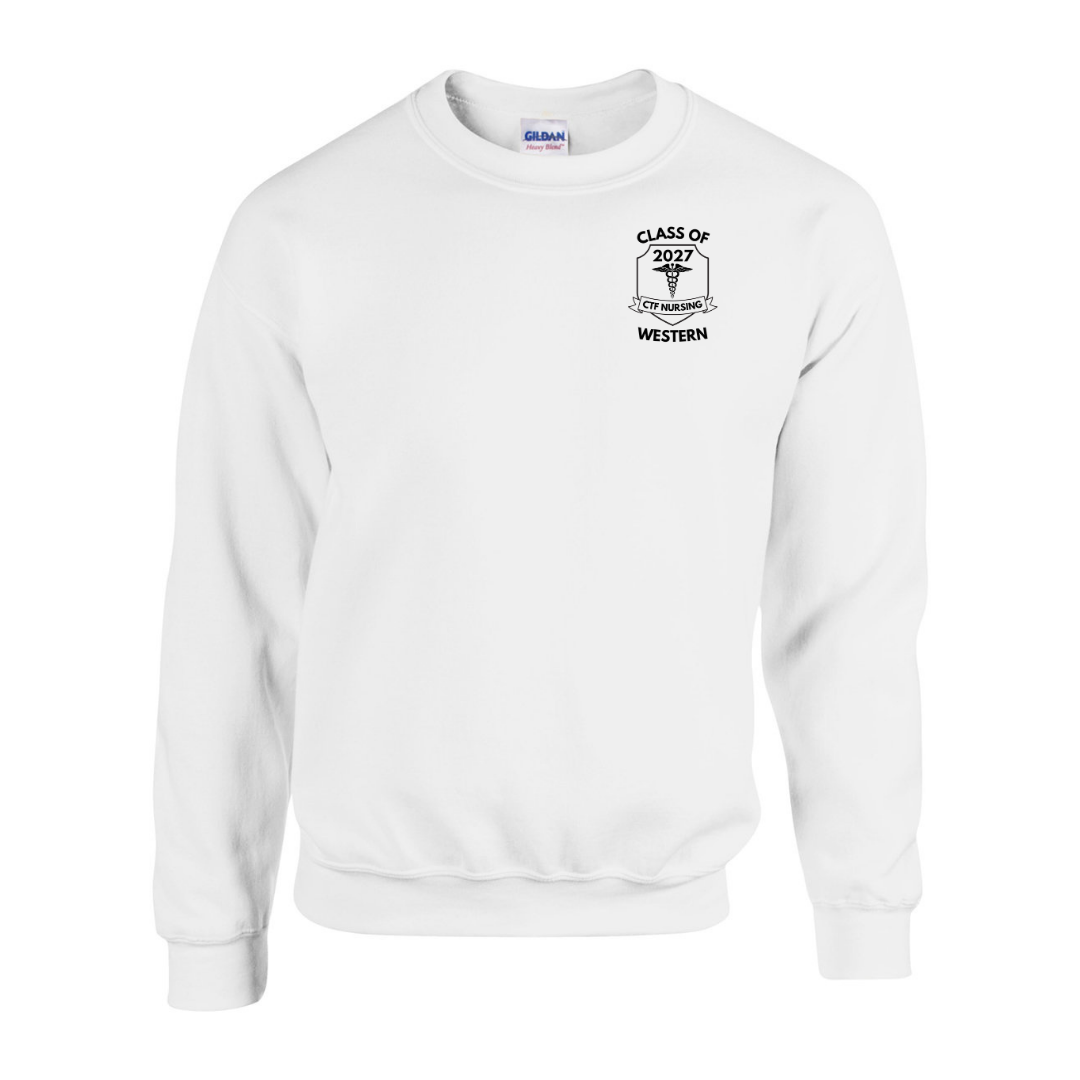 Cotton Crewneck - Left Chest Logo