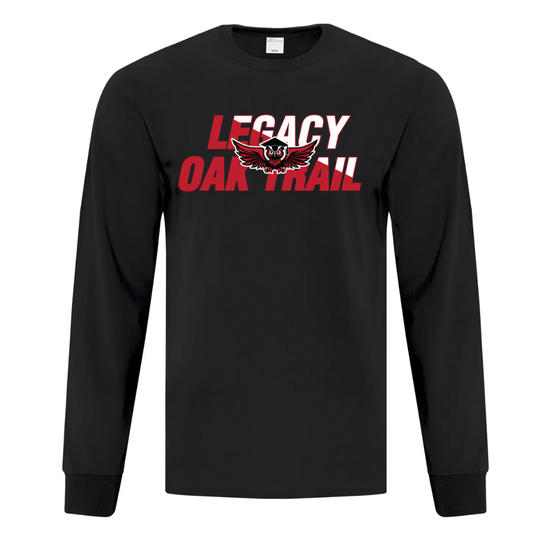 Cotton Longsleeve - Legacy Oak Logo - Youth
