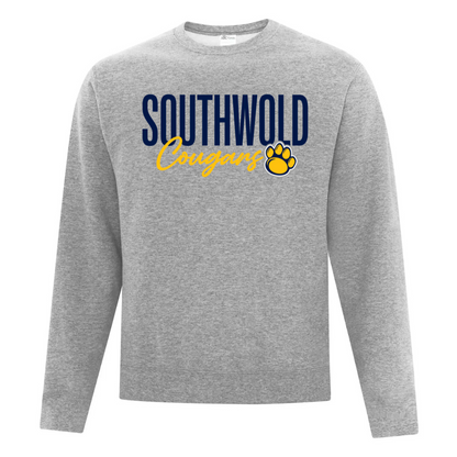 Cotton Crewneck - Script Logo - Youth