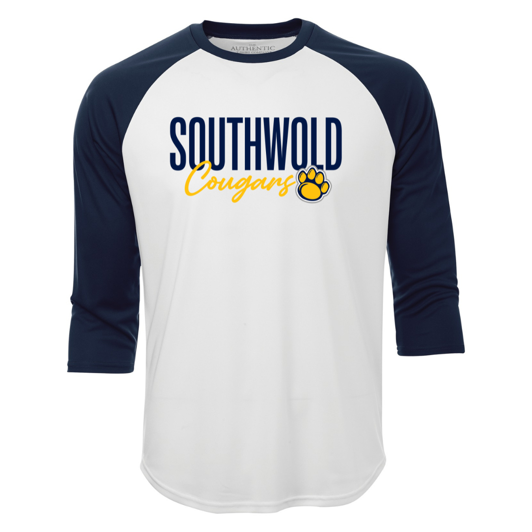 Baseball 3/4  Sleeve - Script Logo - Youth