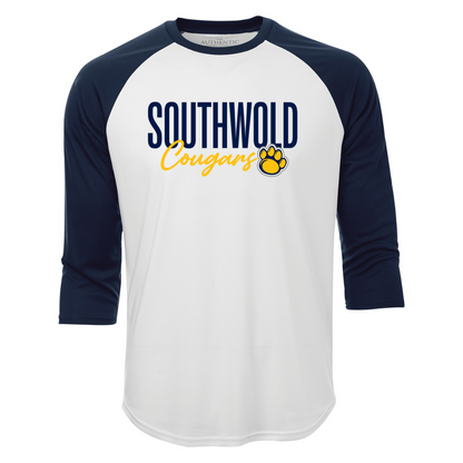 Baseball 3/4  Sleeve - Script Logo - Youth