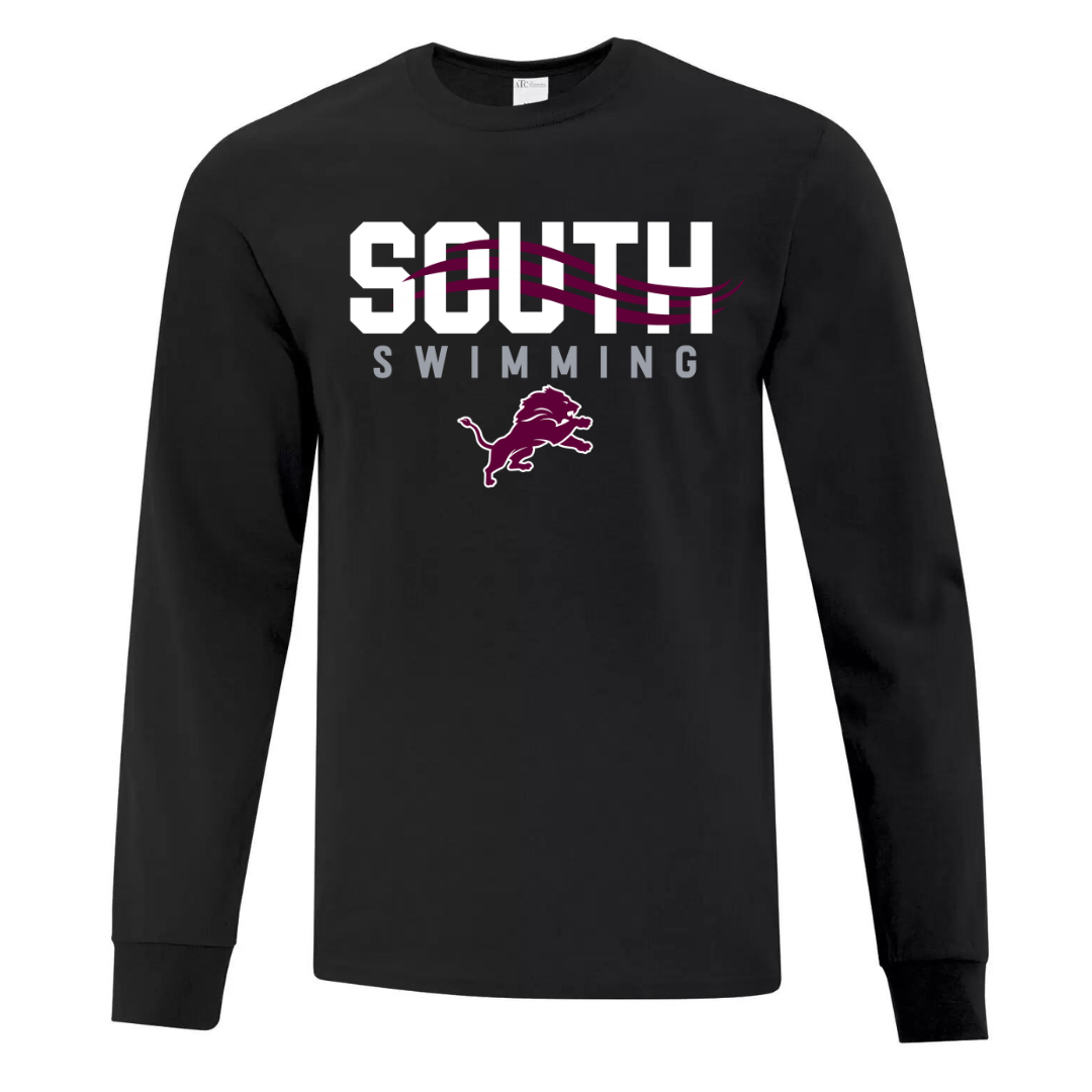 South Swimming Cotton Longsleeve - Black