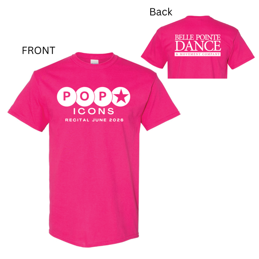 Belle Pointe Recital Tee 2026 - Youth
