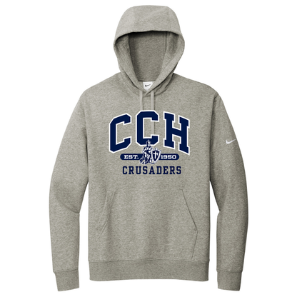 Club Fleece Hoodie - Sewn/Embroidered Logo