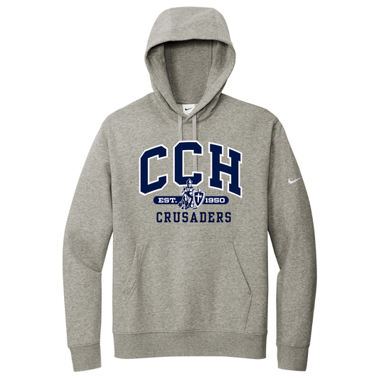 Club Fleece Hoodie - Sewn/Embroidered Logo