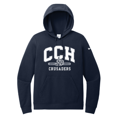 Club Fleece Hoodie - Sewn/Embroidered Logo