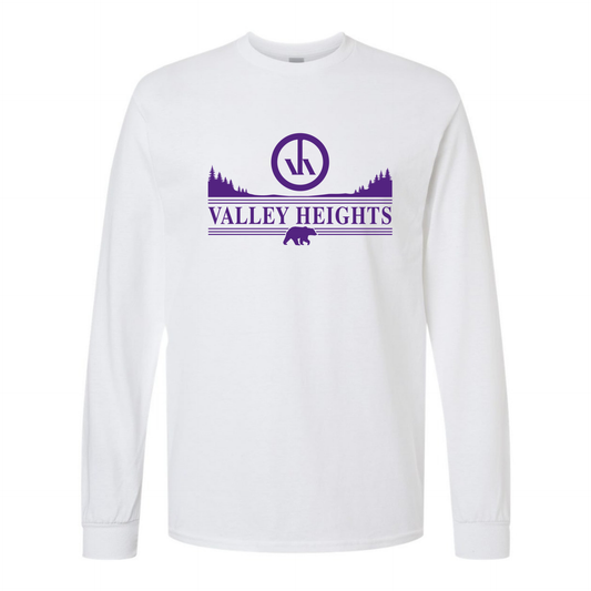 Valley Heights Cotton Longsleeve - White