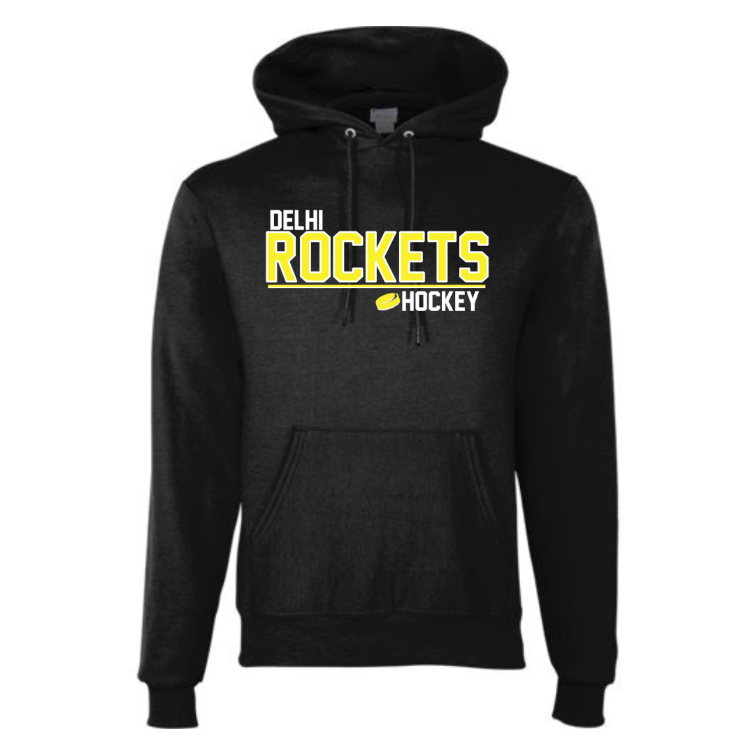 Cotton Fleece Hoodie - Text Logo - Youth