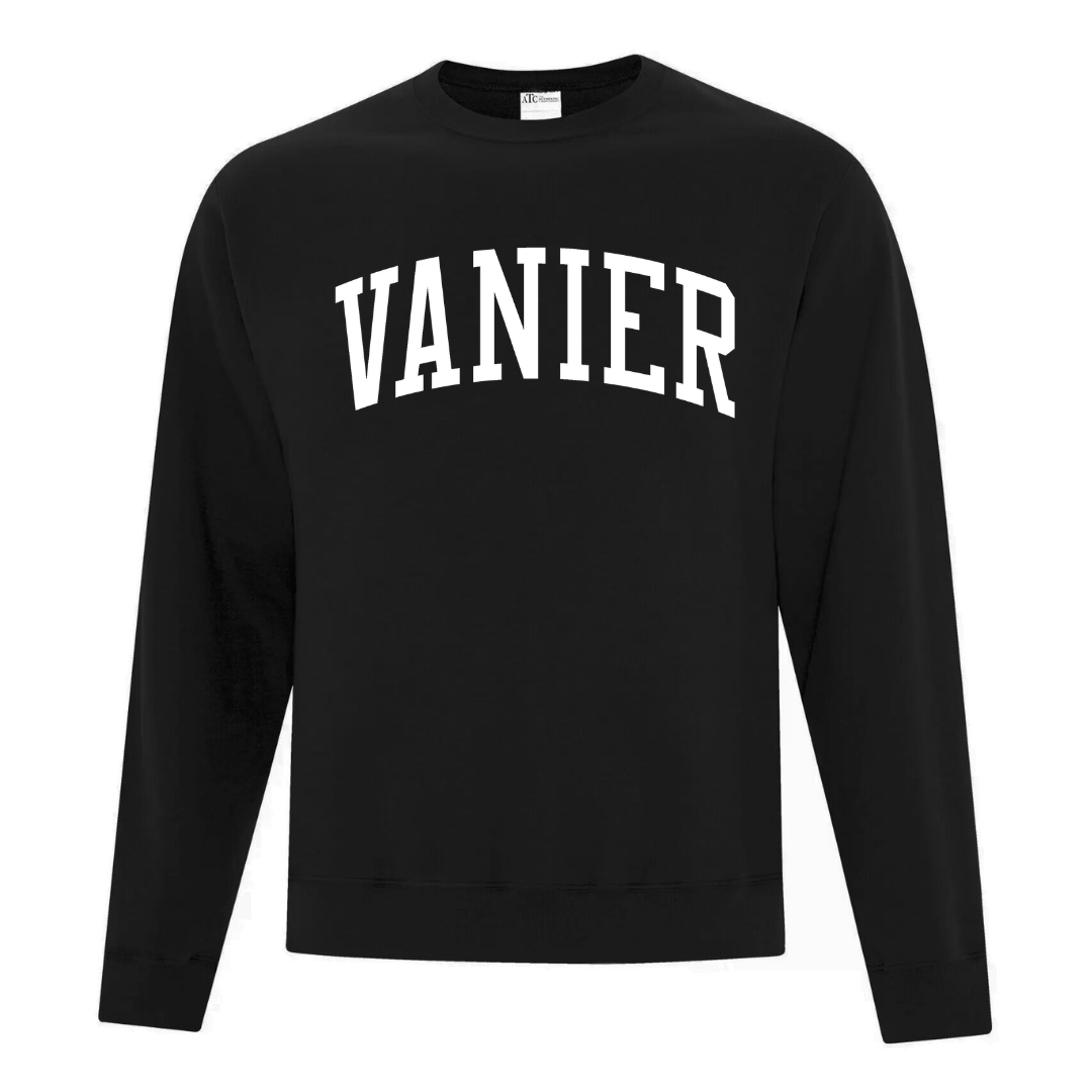 Fleece Crewneck - Sewn Text - Youth
