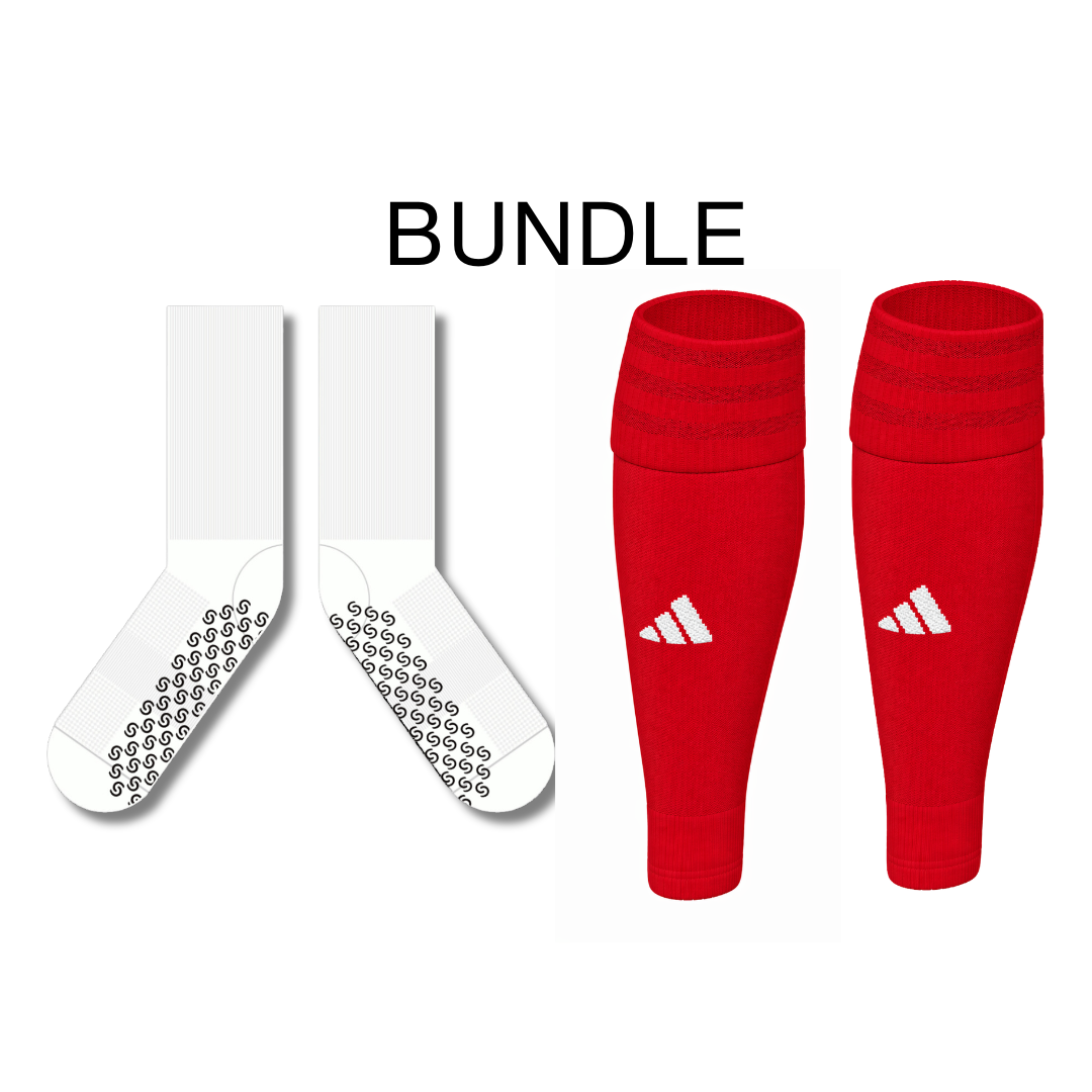 Soccer Sleeve & Grip Sock Bundle - Ignite