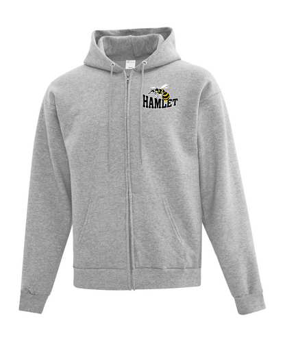 Cotton Fleece Full Zip Hoodie - Youth