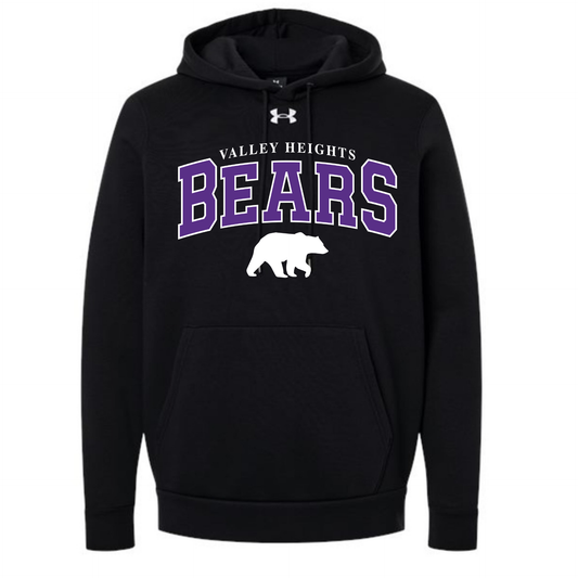 Valley Heights Icon Fleece Hoodie - Black