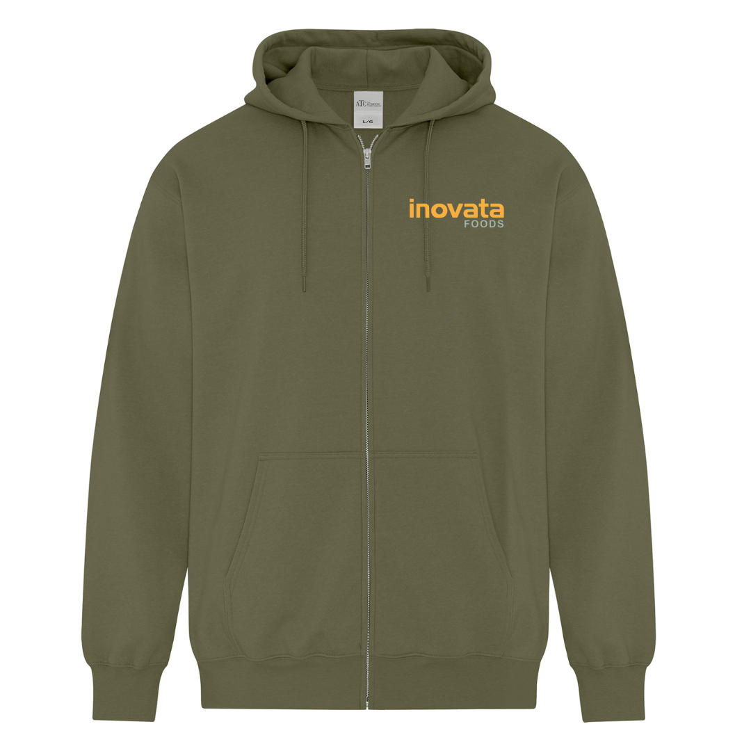 Cotton Fleece Full Zip Hoodie