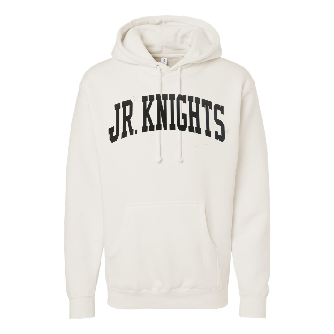 Cotton Fleece Hoodie - Twill Text Logo