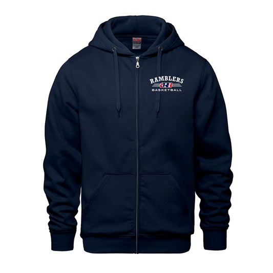 Cotton Fleece Full Zip Hoodie - Youth