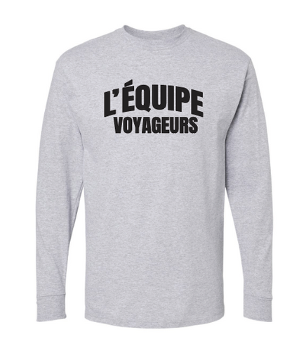Cotton Long Sleeve Shirt - L'Equipe Logo