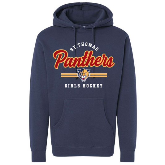 Cotton Fleece Hoodie - Script Logo - Youth